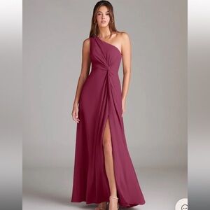 Azazie Brooke 
Elegant One-Shoulder Dress